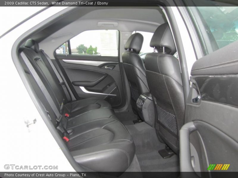 White Diamond Tri-Coat / Ebony 2009 Cadillac CTS Sedan