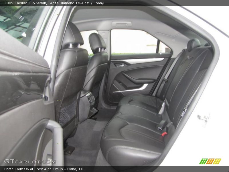 White Diamond Tri-Coat / Ebony 2009 Cadillac CTS Sedan