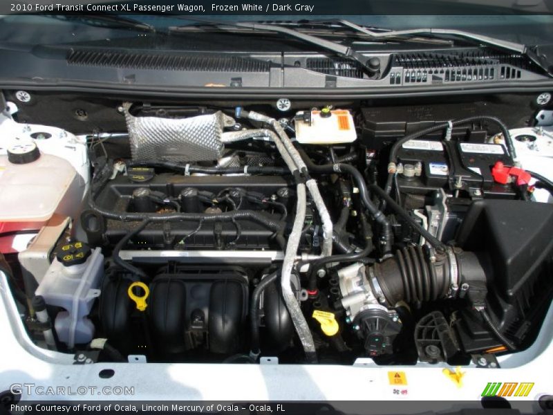 Frozen White / Dark Gray 2010 Ford Transit Connect XL Passenger Wagon