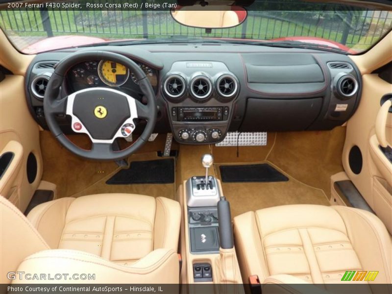 Rosso Corsa (Red) / Beige (Tan) 2007 Ferrari F430 Spider