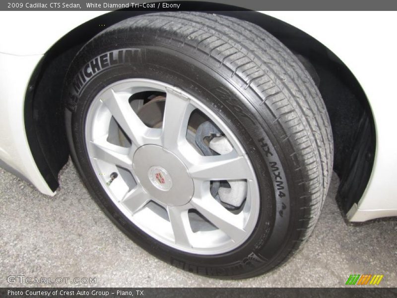 White Diamond Tri-Coat / Ebony 2009 Cadillac CTS Sedan