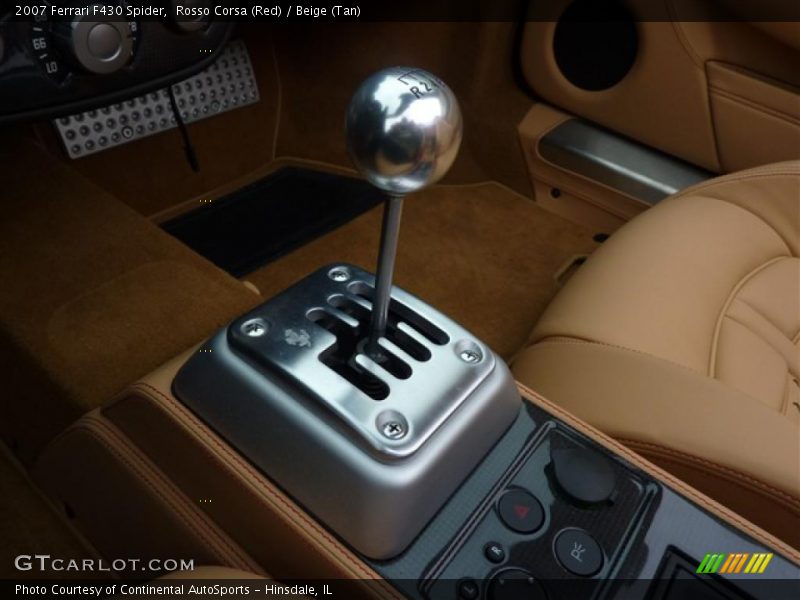 Rosso Corsa (Red) / Beige (Tan) 2007 Ferrari F430 Spider
