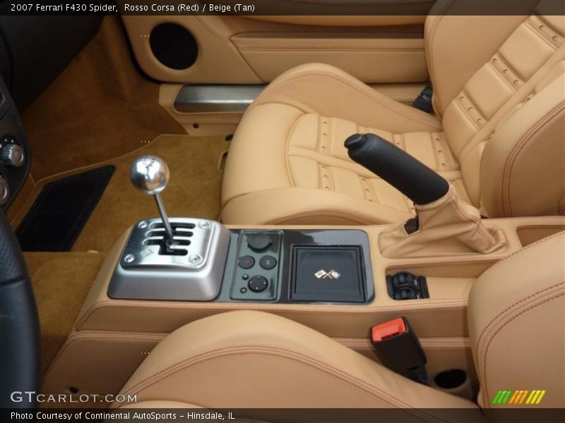 Rosso Corsa (Red) / Beige (Tan) 2007 Ferrari F430 Spider
