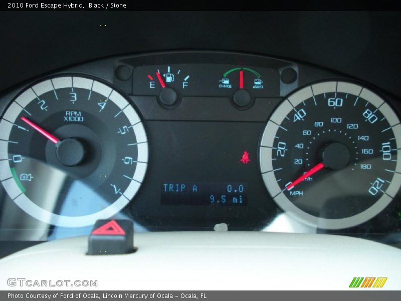 Black / Stone 2010 Ford Escape Hybrid