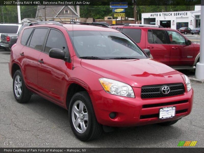 Barcelona Red Pearl / Ash Gray 2007 Toyota RAV4 4WD