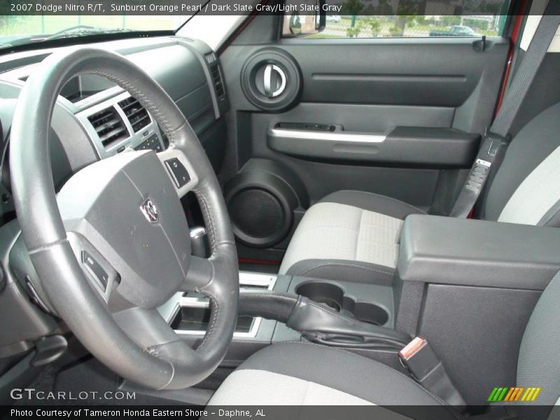 Sunburst Orange Pearl / Dark Slate Gray/Light Slate Gray 2007 Dodge Nitro R/T