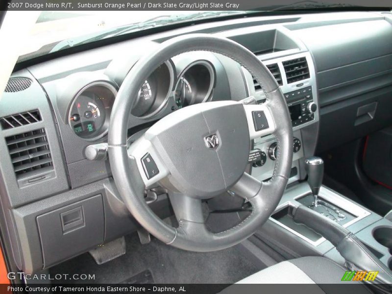 Sunburst Orange Pearl / Dark Slate Gray/Light Slate Gray 2007 Dodge Nitro R/T