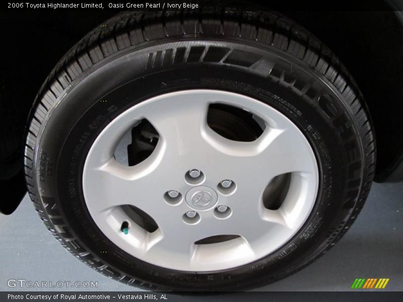 Oasis Green Pearl / Ivory Beige 2006 Toyota Highlander Limited