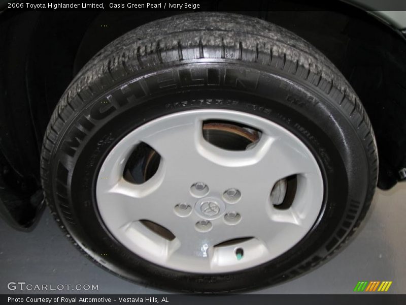 Oasis Green Pearl / Ivory Beige 2006 Toyota Highlander Limited