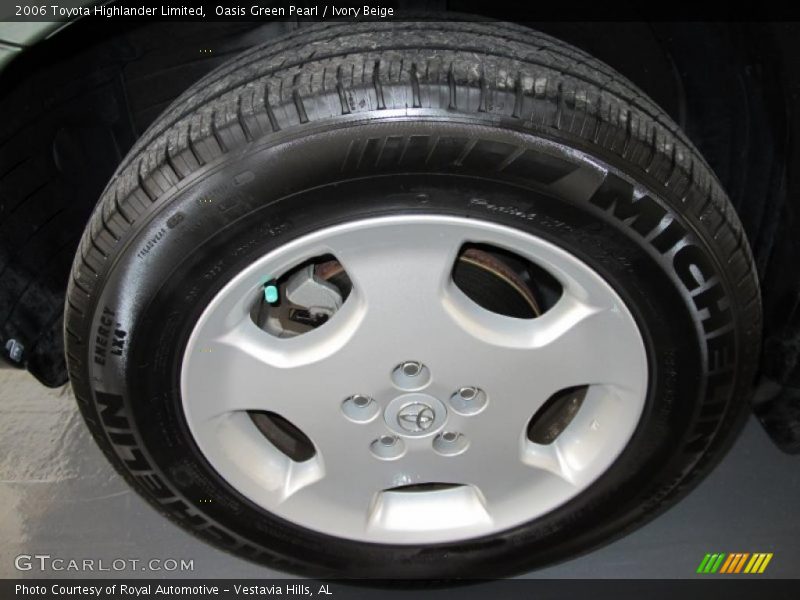 Oasis Green Pearl / Ivory Beige 2006 Toyota Highlander Limited