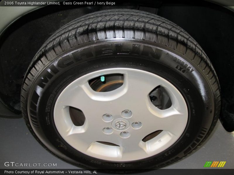 Oasis Green Pearl / Ivory Beige 2006 Toyota Highlander Limited
