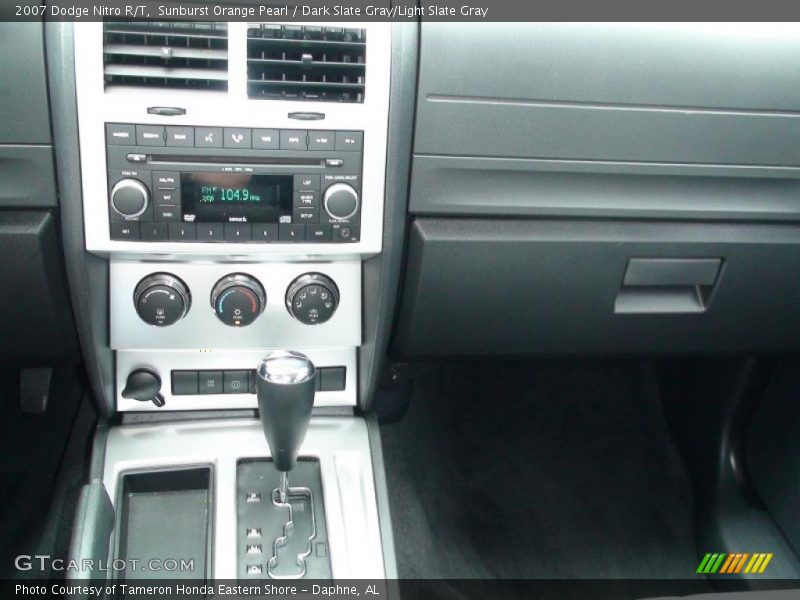 Sunburst Orange Pearl / Dark Slate Gray/Light Slate Gray 2007 Dodge Nitro R/T