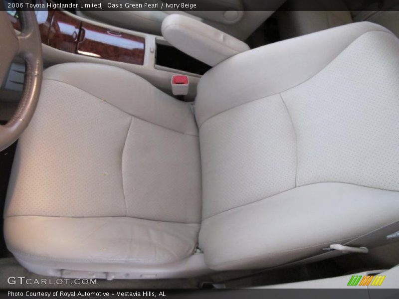 Oasis Green Pearl / Ivory Beige 2006 Toyota Highlander Limited