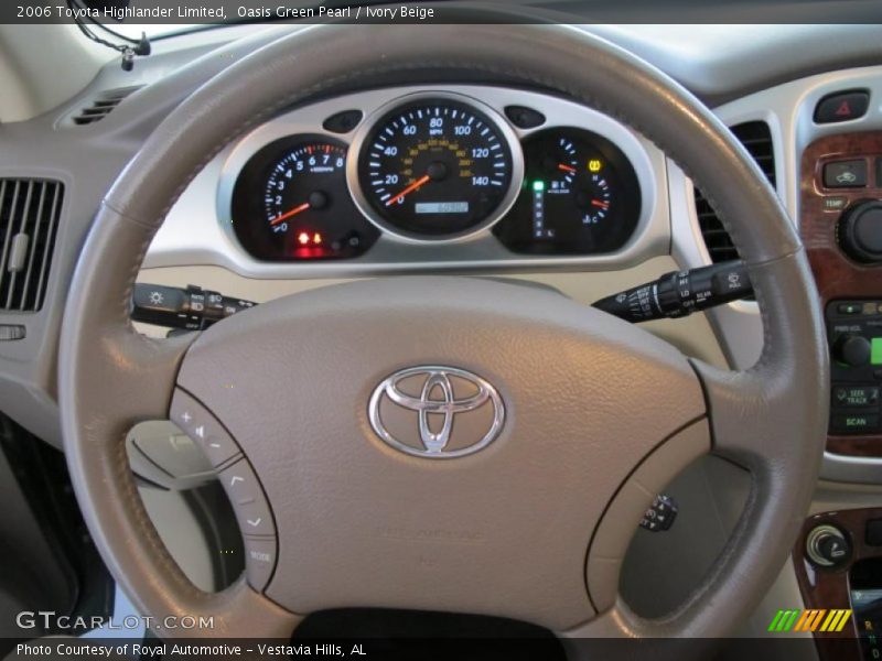 Oasis Green Pearl / Ivory Beige 2006 Toyota Highlander Limited