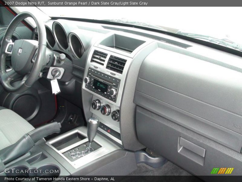 Sunburst Orange Pearl / Dark Slate Gray/Light Slate Gray 2007 Dodge Nitro R/T