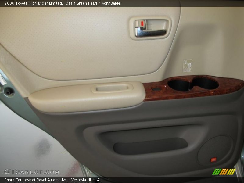 Oasis Green Pearl / Ivory Beige 2006 Toyota Highlander Limited