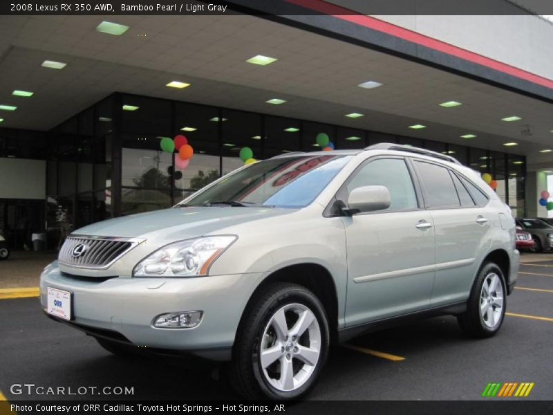 Bamboo Pearl / Light Gray 2008 Lexus RX 350 AWD
