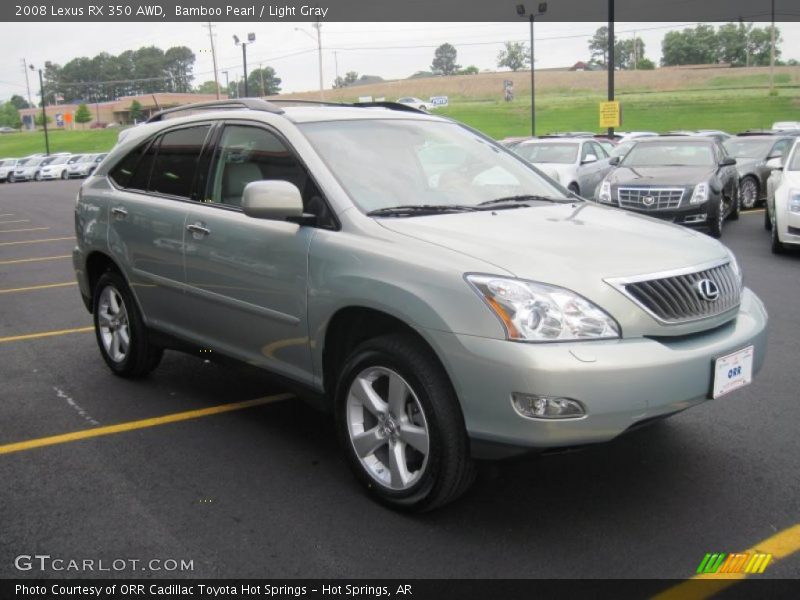 Bamboo Pearl / Light Gray 2008 Lexus RX 350 AWD