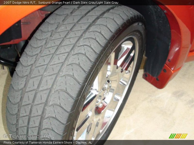 Sunburst Orange Pearl / Dark Slate Gray/Light Slate Gray 2007 Dodge Nitro R/T