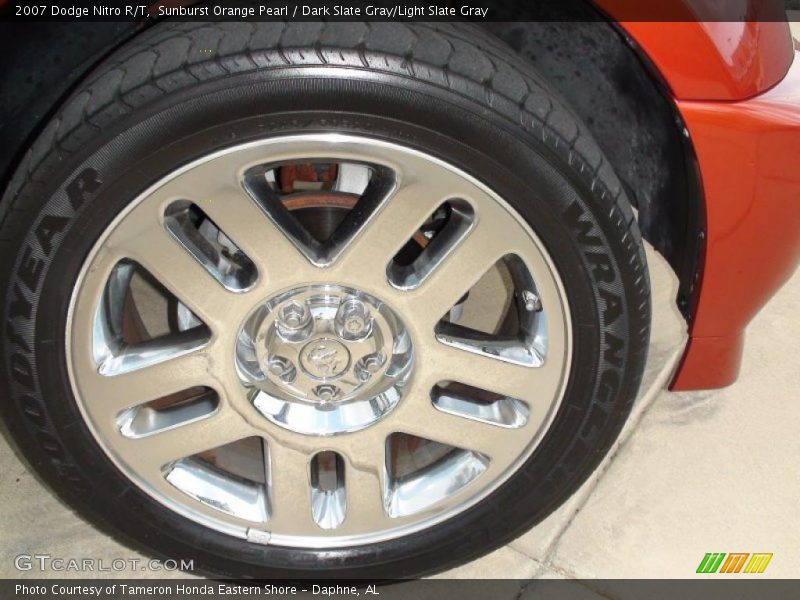 Sunburst Orange Pearl / Dark Slate Gray/Light Slate Gray 2007 Dodge Nitro R/T