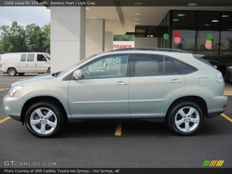 Bamboo Pearl / Light Gray 2008 Lexus RX 350 AWD