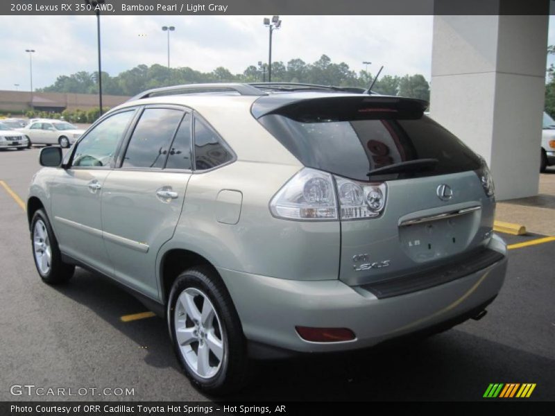 Bamboo Pearl / Light Gray 2008 Lexus RX 350 AWD