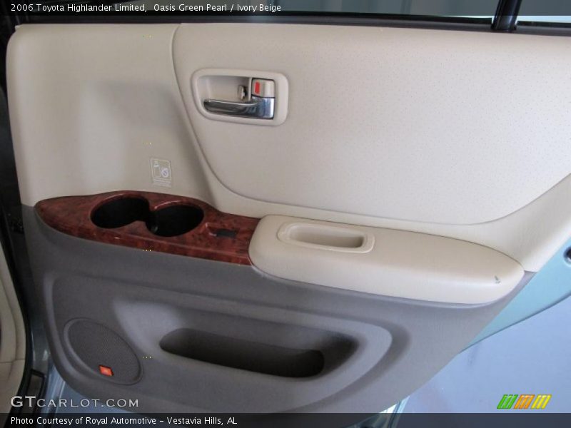 Oasis Green Pearl / Ivory Beige 2006 Toyota Highlander Limited