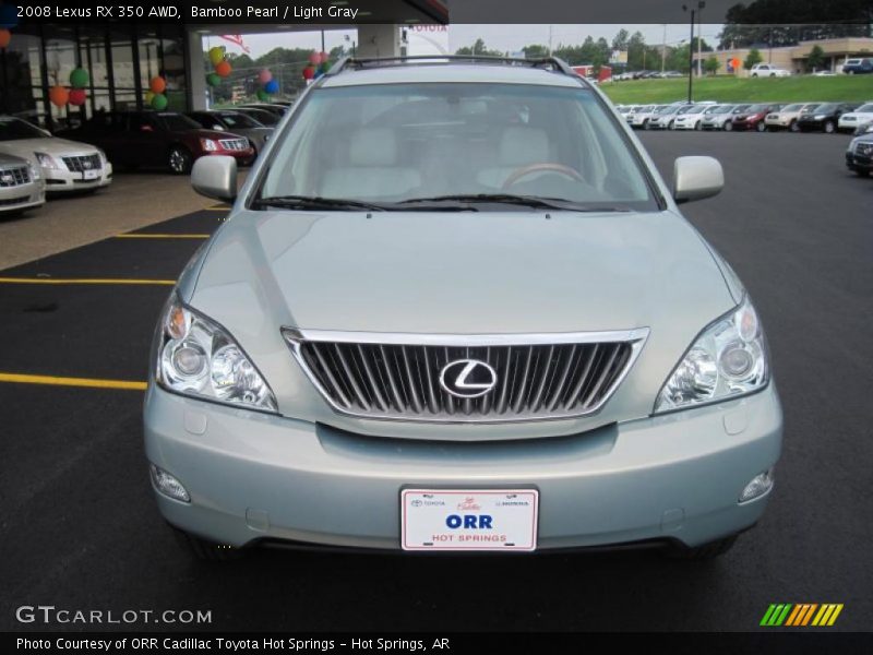 Bamboo Pearl / Light Gray 2008 Lexus RX 350 AWD