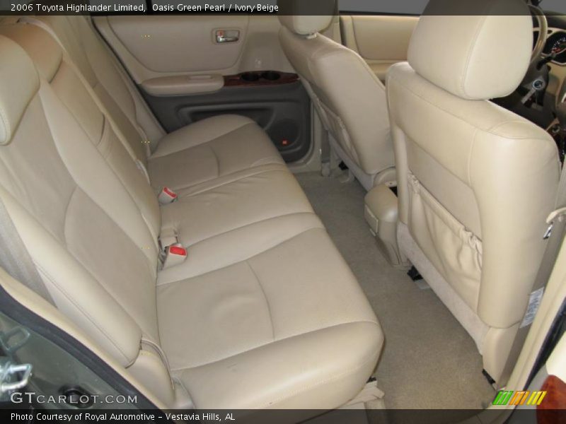 Oasis Green Pearl / Ivory Beige 2006 Toyota Highlander Limited