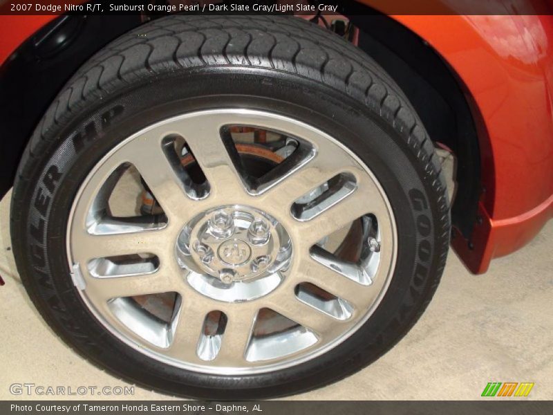 Sunburst Orange Pearl / Dark Slate Gray/Light Slate Gray 2007 Dodge Nitro R/T