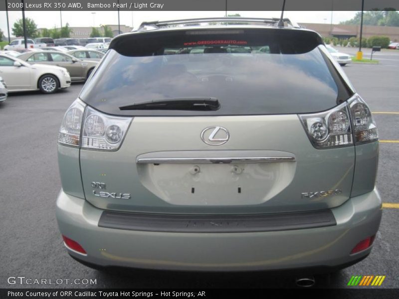 Bamboo Pearl / Light Gray 2008 Lexus RX 350 AWD