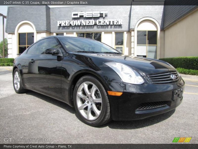 Black Obsidian / Graphite Black 2007 Infiniti G 35 Coupe
