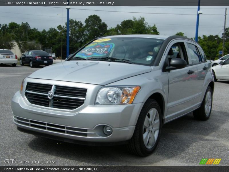 Bright Silver Metallic / Pastel Slate Gray 2007 Dodge Caliber SXT