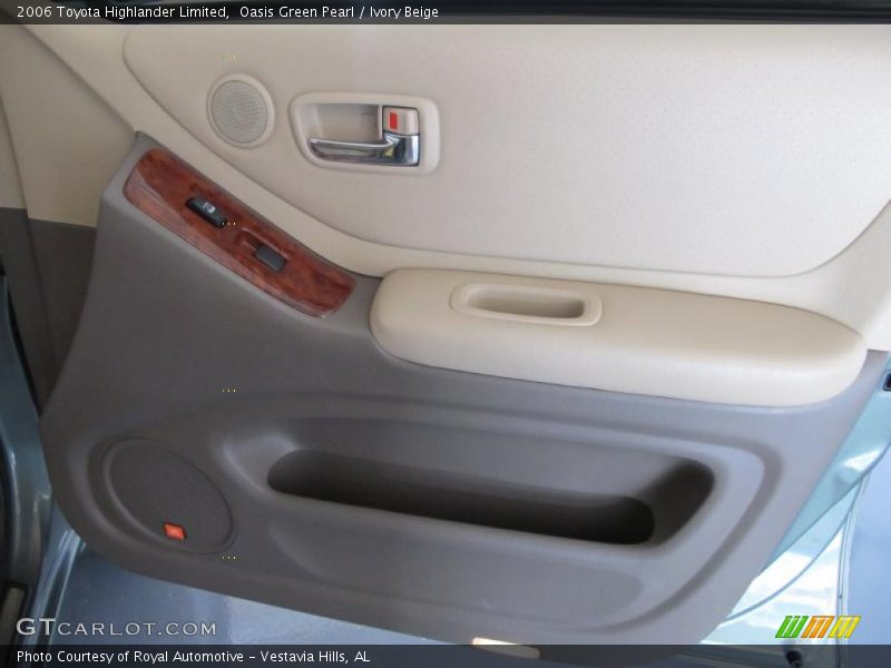 Oasis Green Pearl / Ivory Beige 2006 Toyota Highlander Limited