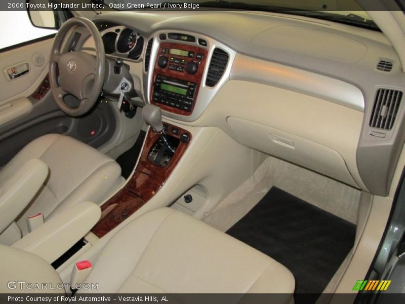 Oasis Green Pearl / Ivory Beige 2006 Toyota Highlander Limited