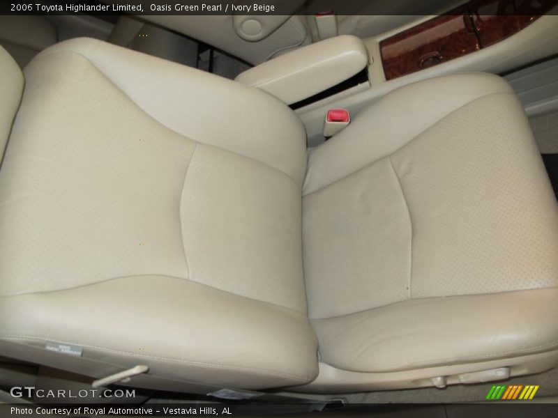 Oasis Green Pearl / Ivory Beige 2006 Toyota Highlander Limited