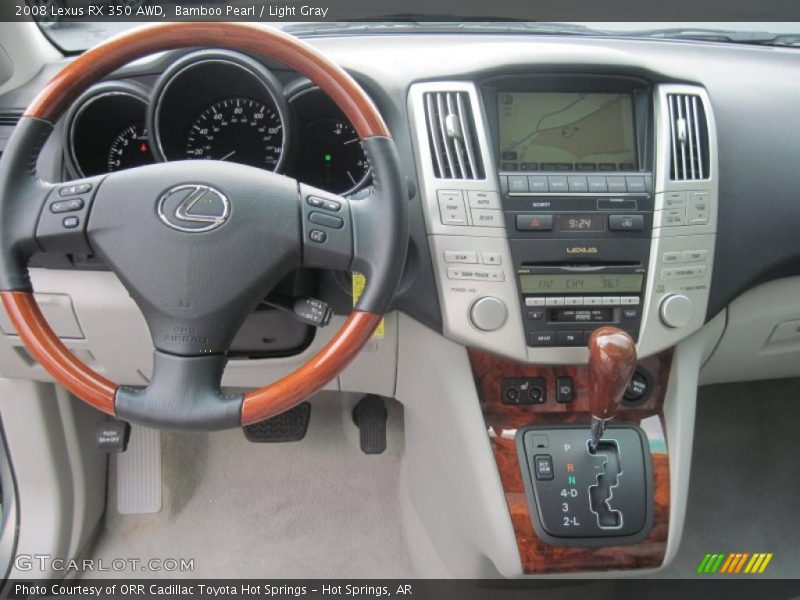 Bamboo Pearl / Light Gray 2008 Lexus RX 350 AWD