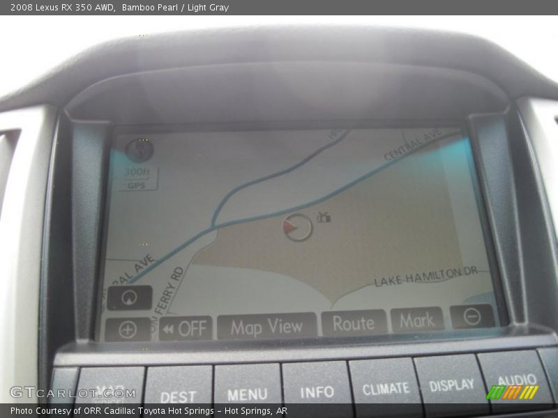 Bamboo Pearl / Light Gray 2008 Lexus RX 350 AWD