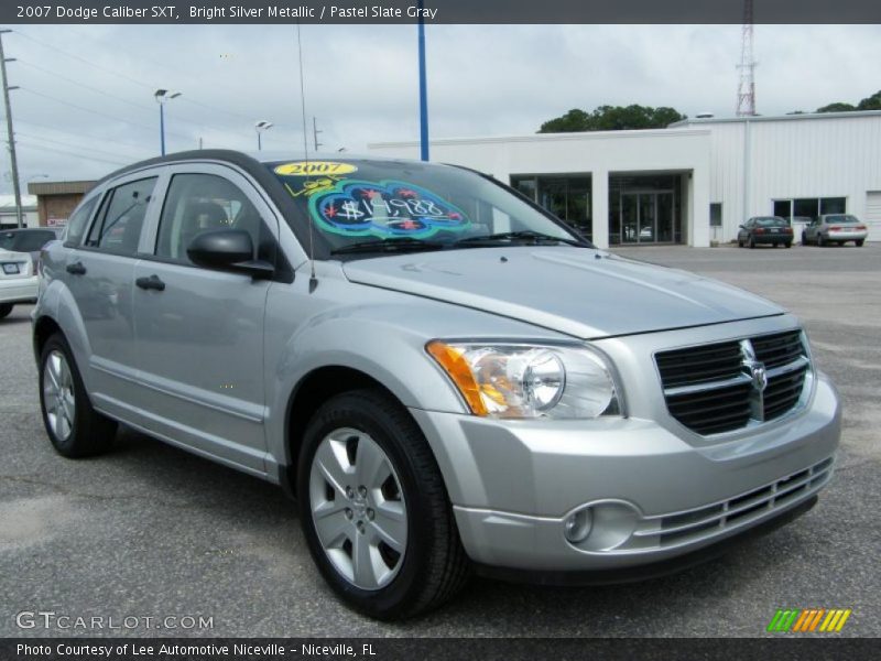 Bright Silver Metallic / Pastel Slate Gray 2007 Dodge Caliber SXT