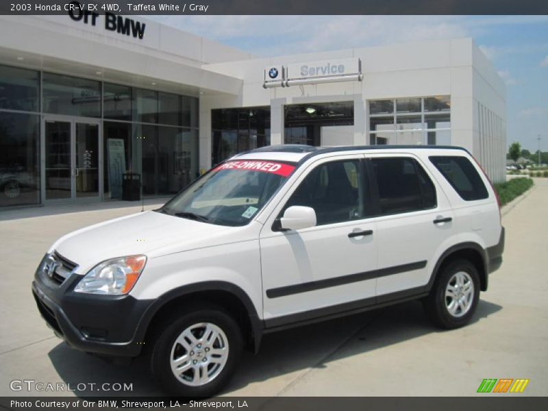 Taffeta White / Gray 2003 Honda CR-V EX 4WD