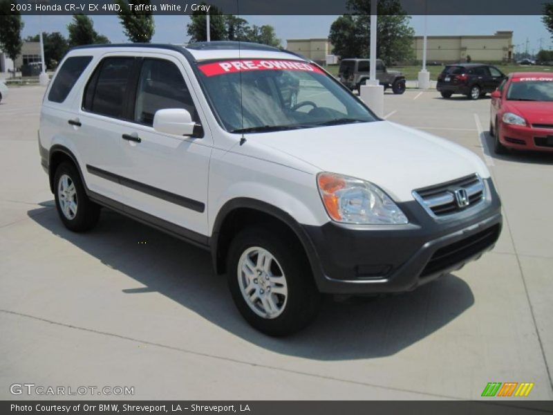 Taffeta White / Gray 2003 Honda CR-V EX 4WD