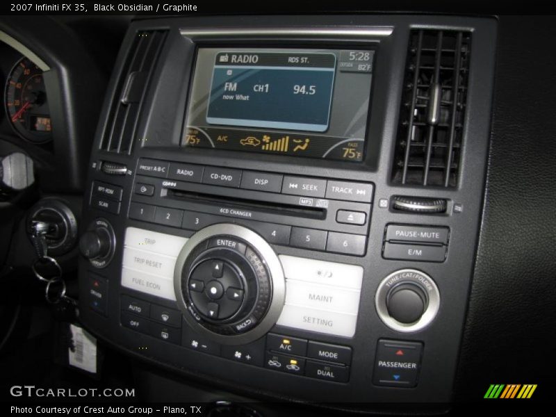 Black Obsidian / Graphite 2007 Infiniti FX 35