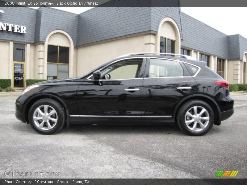 Black Obsidian / Wheat 2008 Infiniti EX 35 Journey