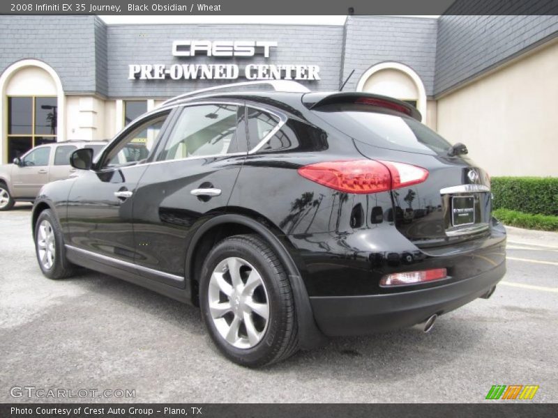 Black Obsidian / Wheat 2008 Infiniti EX 35 Journey