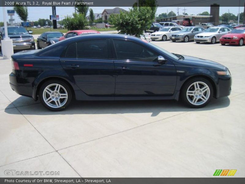 Royal Blue Pearl / Parchment 2008 Acura TL 3.2
