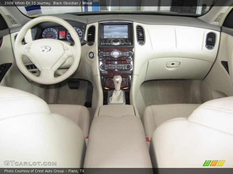 Black Obsidian / Wheat 2008 Infiniti EX 35 Journey