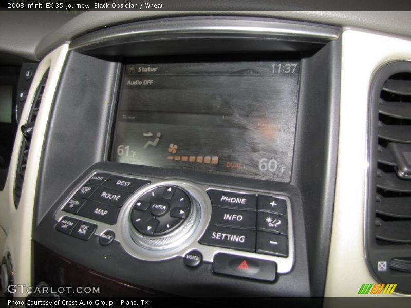 Black Obsidian / Wheat 2008 Infiniti EX 35 Journey