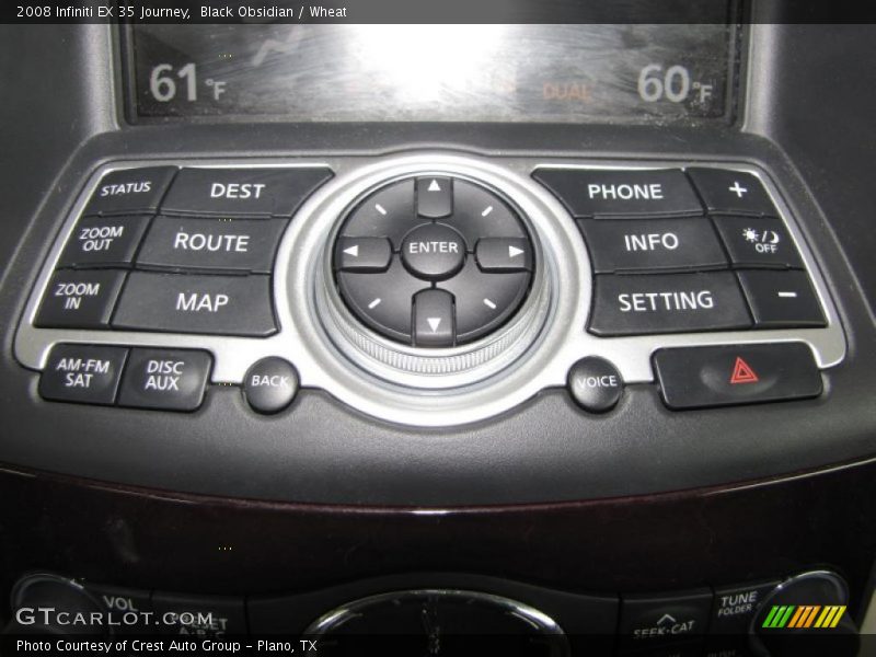 Black Obsidian / Wheat 2008 Infiniti EX 35 Journey