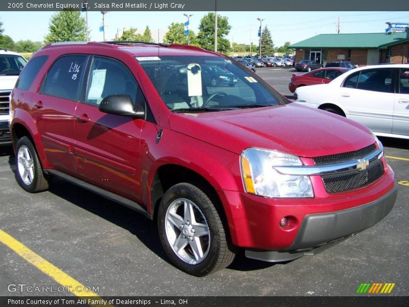 Salsa Red Metallic / Light Gray 2005 Chevrolet Equinox LT
