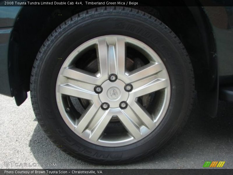 Timberland Green Mica / Beige 2008 Toyota Tundra Limited Double Cab 4x4